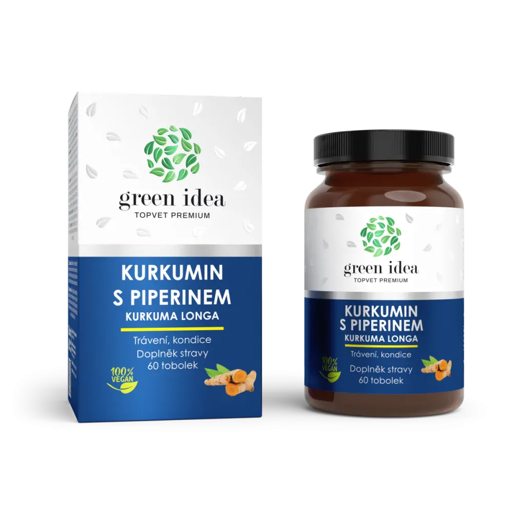Kurkumin s piperinem bylinný extrakt
