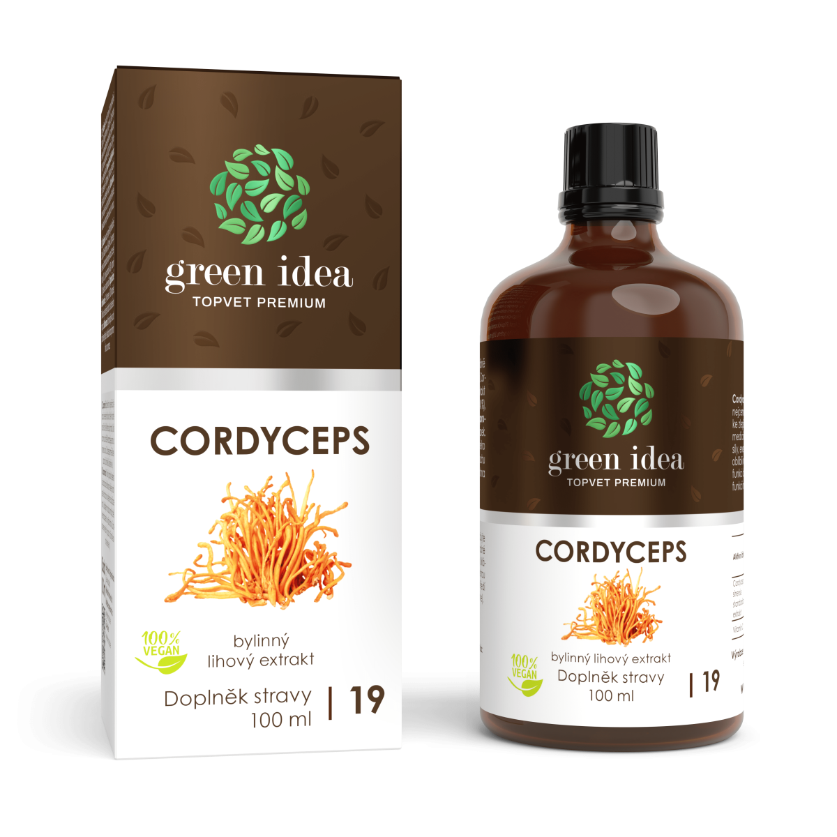 Cordyceps tinktura - kapky 100 ml