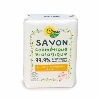 Cigale BIO - Mýdlo s citronovým esenciálním olejem 100 g