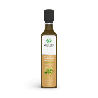 Lipový květ + meduňka třtinový sirup