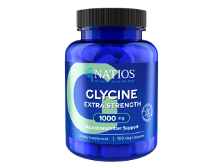 NATIOS Glycine Extra Strength, 1000 mg, 100 veganských kapslí 🌱