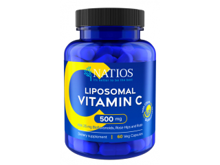NATIOS Vitamin C Liposomální, 500 mg, 60 veganských kapslí 🌱