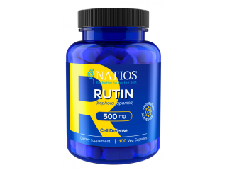 NATIOS Rutin, 500 mg, 100 veganských kapslí 🌱