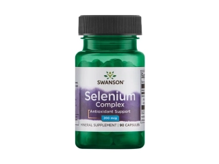 Swanson Selenium complex, Selen Glycinát, 200 mcg, 90 kapslí
