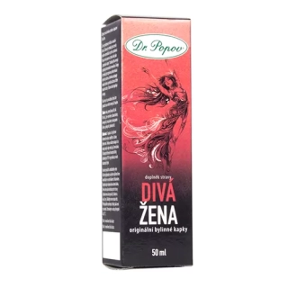 Divá žena, originální bylinné kapky, 50 ml