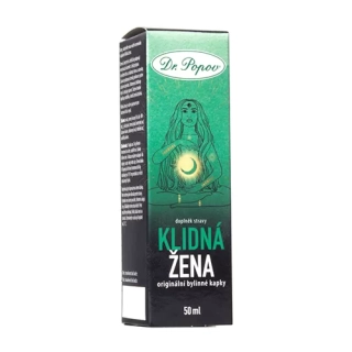Klidná žena, originální bylinné kapky, 50 ml