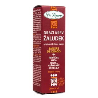 Tinktura Dračí krev (Sangre de Drago) ŽALUDEK, 30 ml