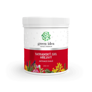 Tatranský bylinný gel - hřejivý 250 ml