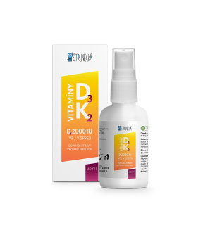 Strunecká VITAMIN D3 1000 IU + K2 VE SPREJI